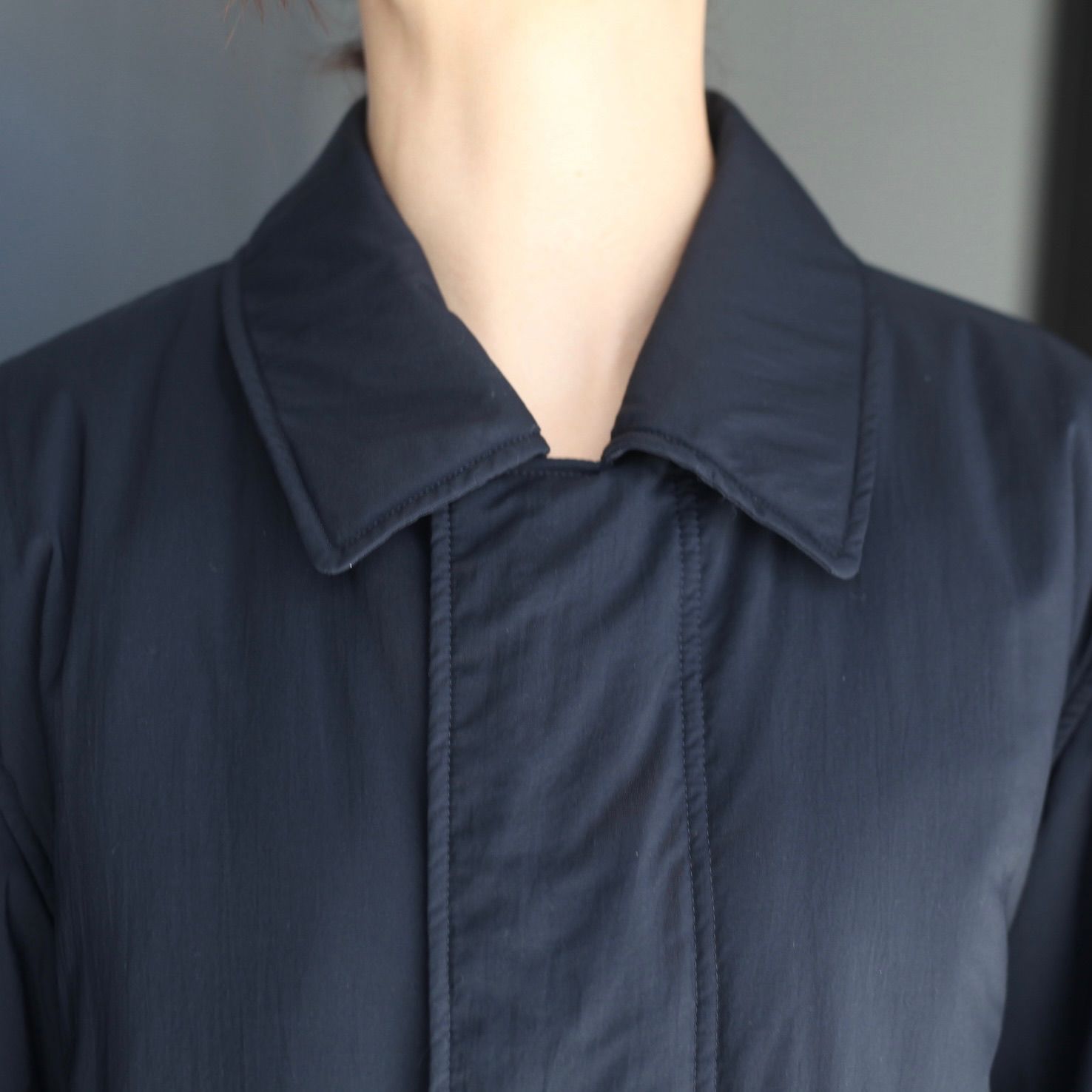 【残り一点】Mat Airly Nylon Wool Padded Harrington Jacket