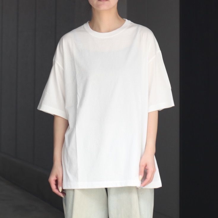 【残り一点】46G Suvin Cotton Yoke T-Shirt
