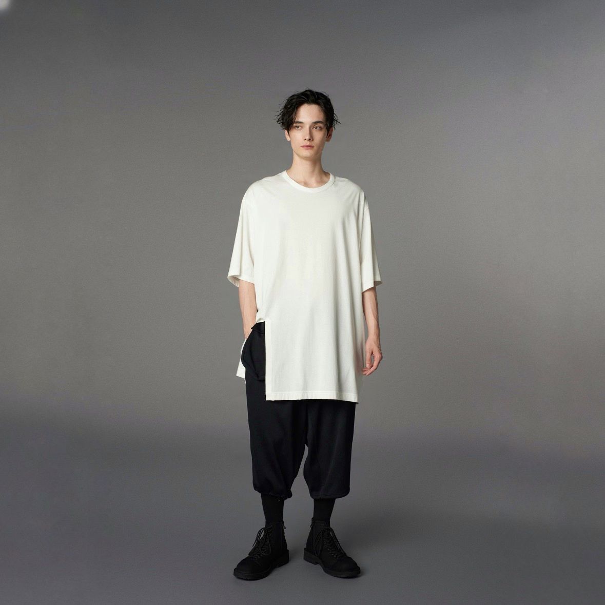 【残り一点】スリット半袖ジャンボTシャツ