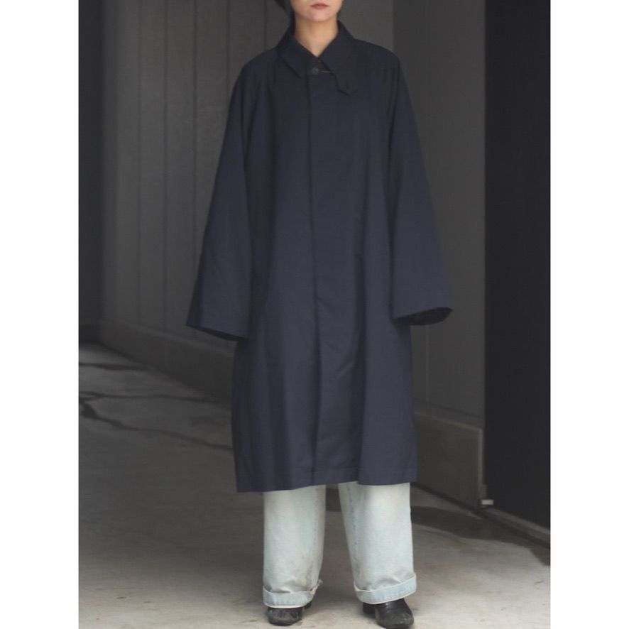 ATON - 【残り一点】Vintage Nylon Twill Balmacaan Coat | ACRMTSM