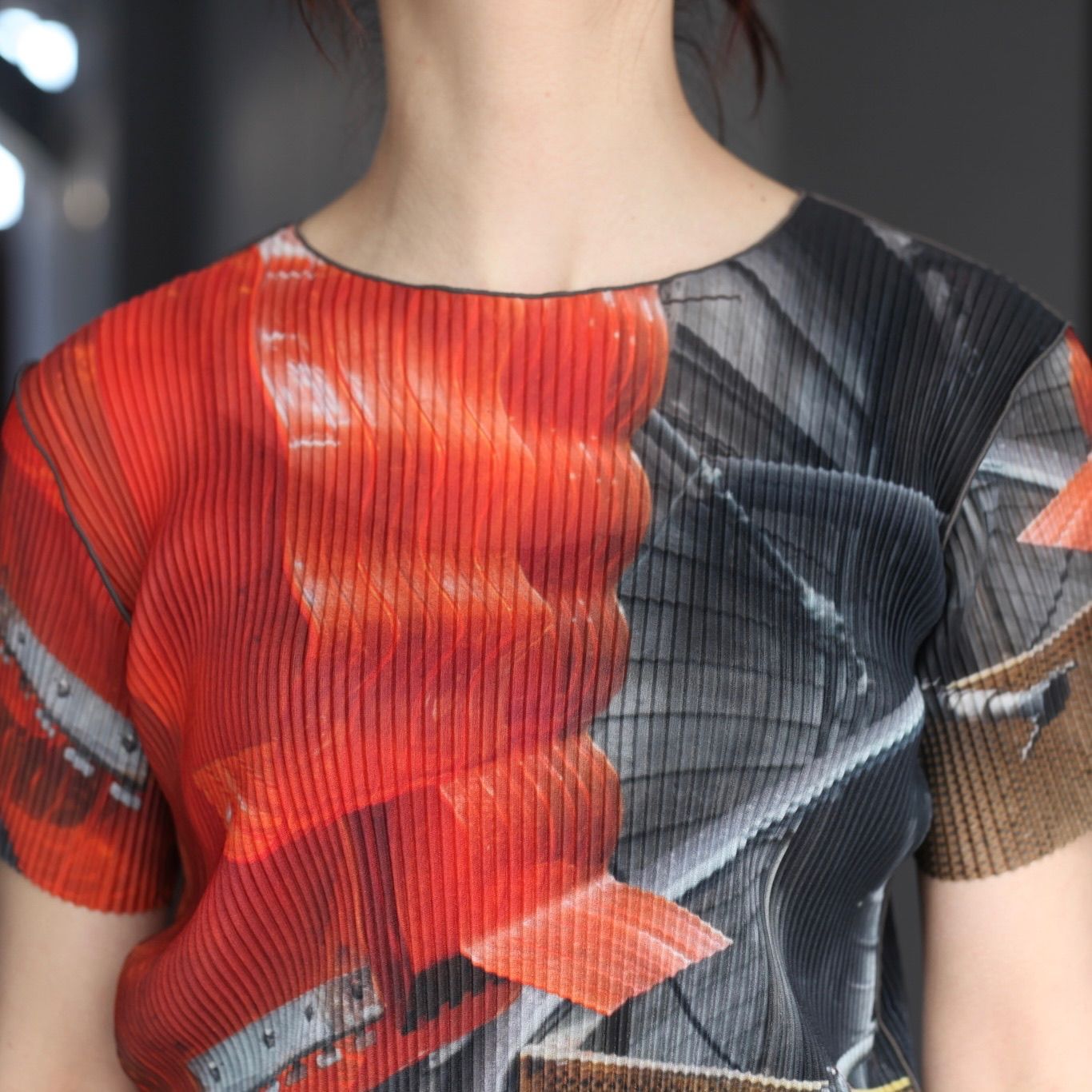 【残り一点】Sheer Graphic Top