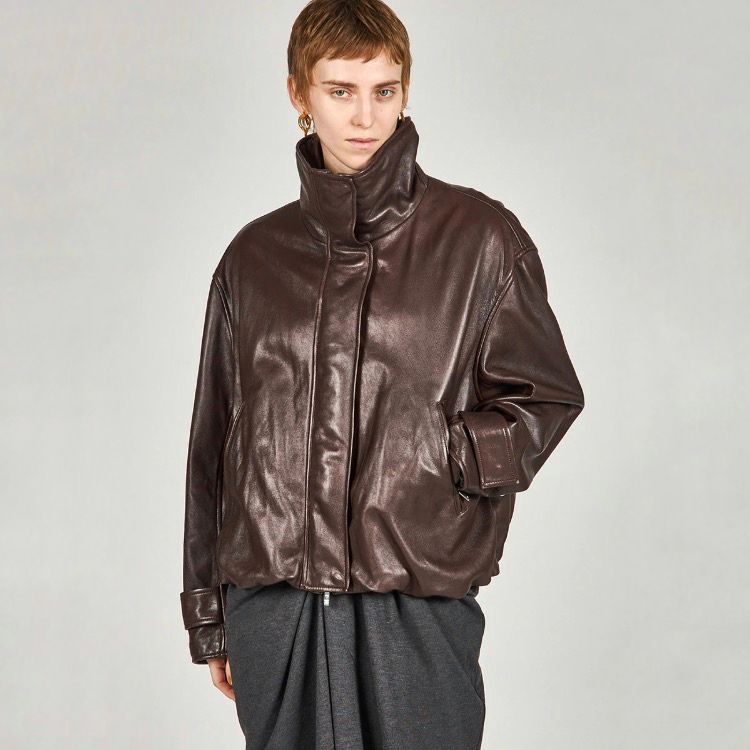 【残り一点】Sheep Leather High Neck Blouson
