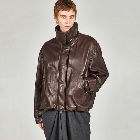 【残り一点】Sheep Leather High Neck Blouson