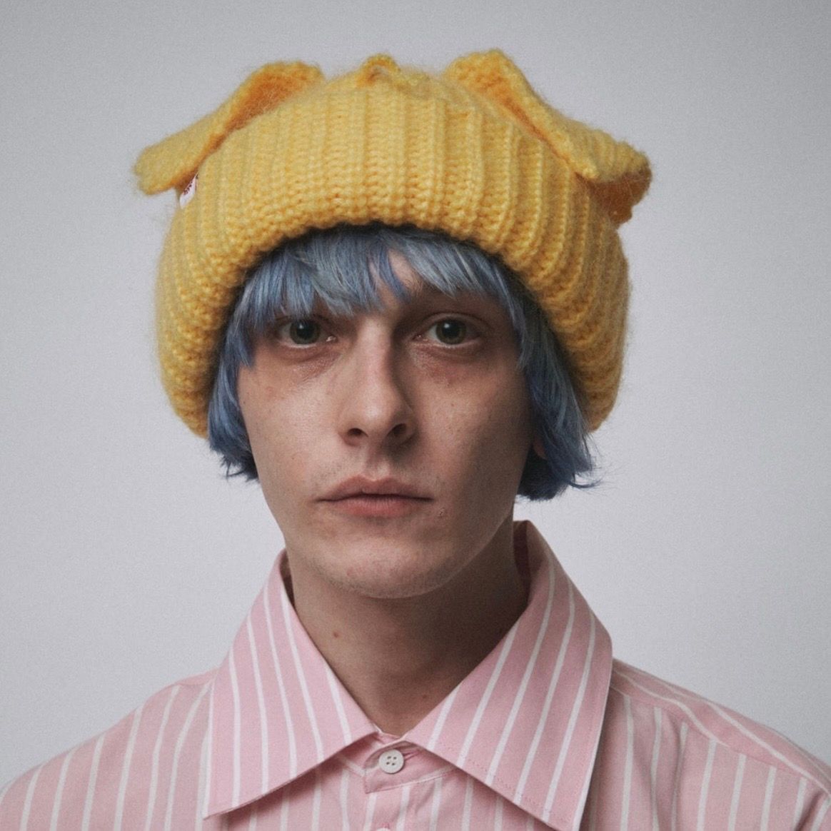 【残り一点】Mohair Chunky Ears Beanie