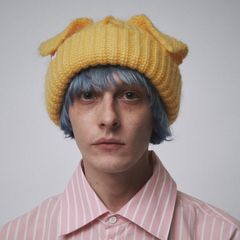 【残り一点】Mohair Chunky Ears Beanie