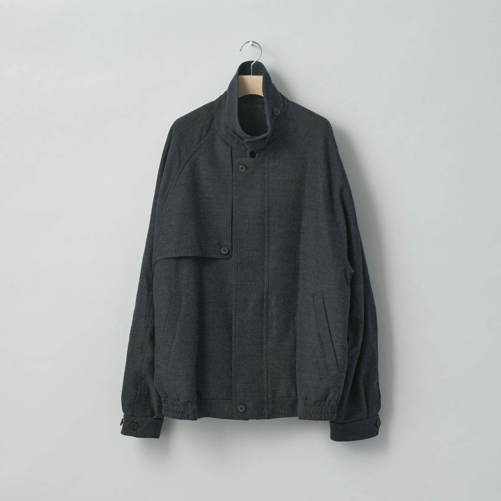 stein - 【残り一点】Oversized Harrington Zip Jacket(WOOL