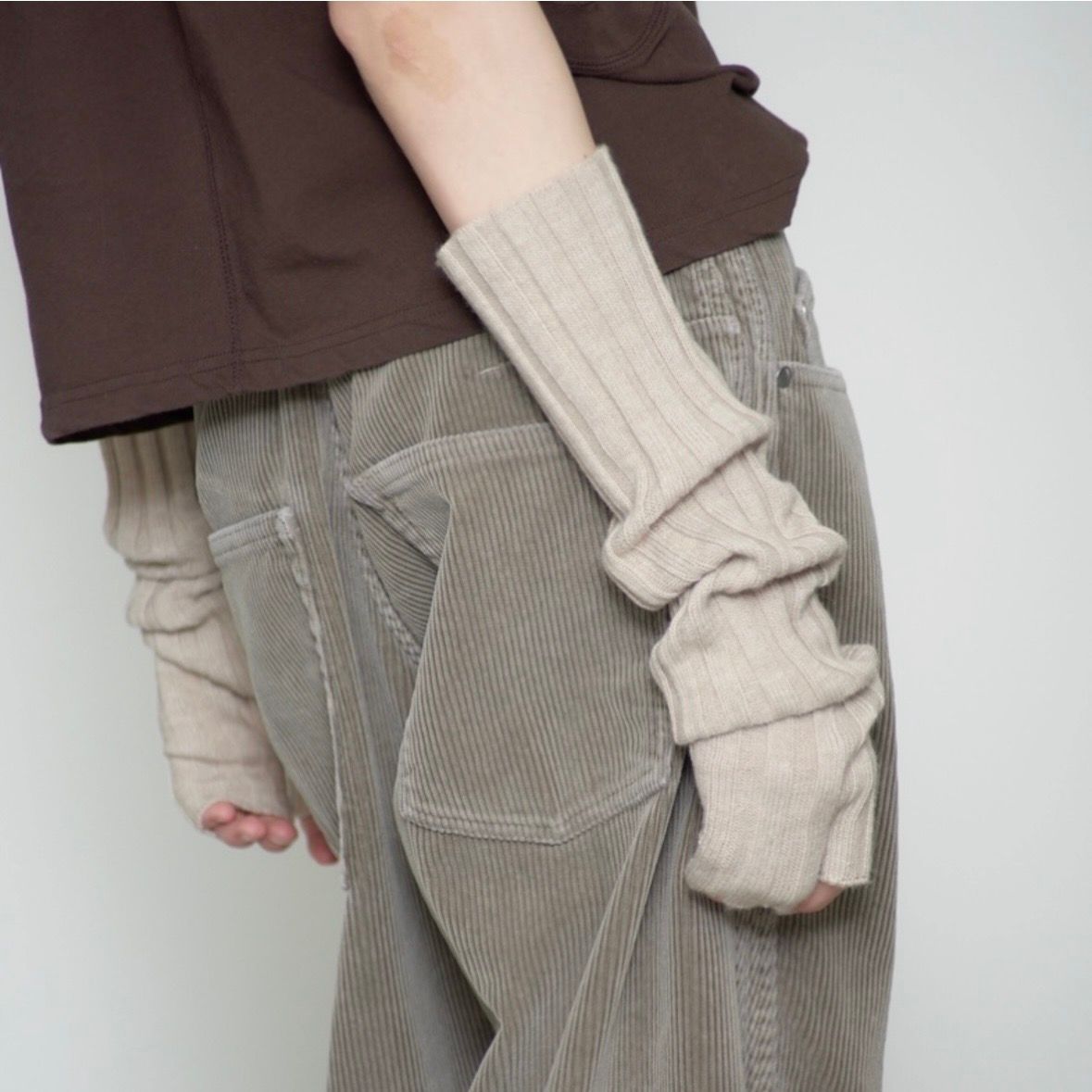 【残り一点】Ribbed Arm Warmer