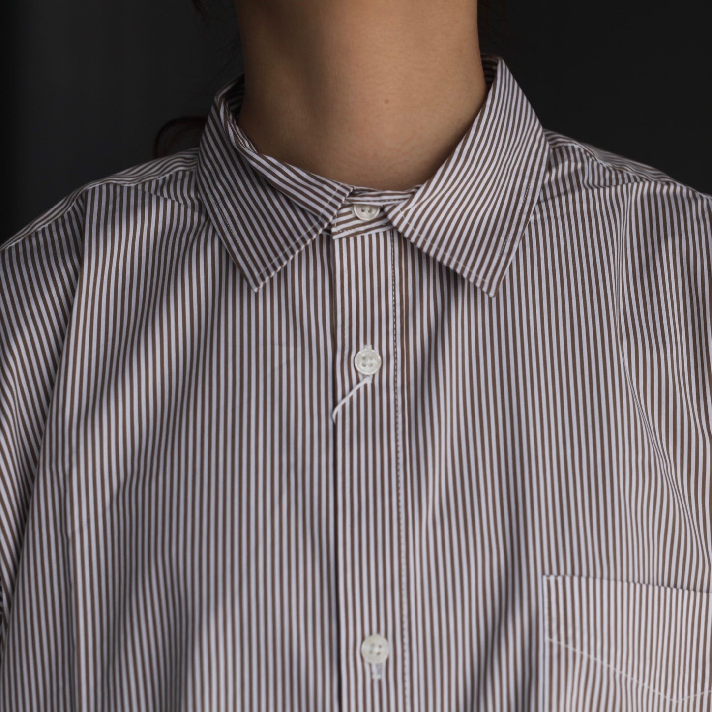 【残り一点】Loose Stripe Shirt S/S