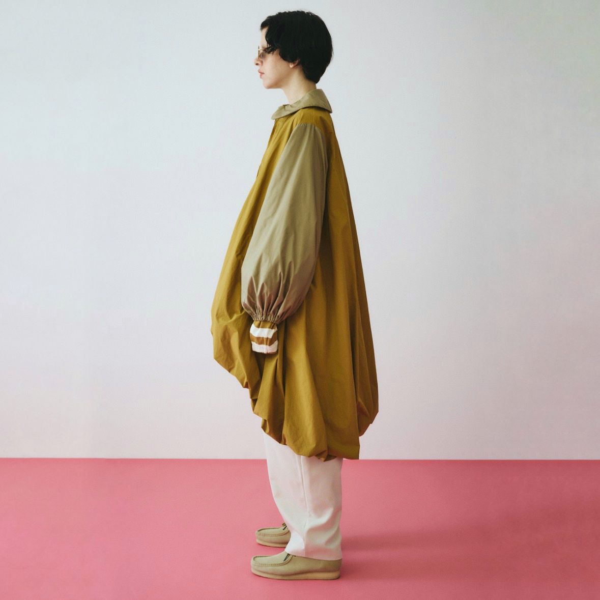 【残り一点】Round Collar Balloon Blouson