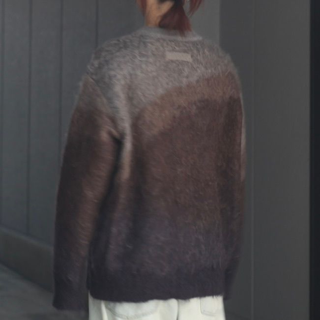 【残りわずか】Gradation Mohair Knit Cardigan