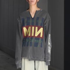 【残り一点】Bootleg DIY Crew Sweat With Repaired(OUTSIDE TOUR)