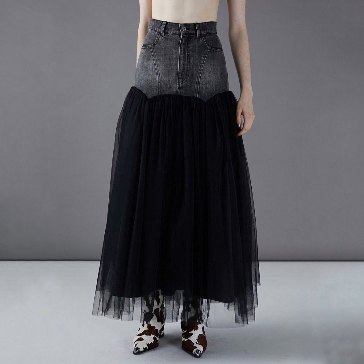 PRANK PROJECT - 【残り一点】Tulle Combo Skirt | ACRMTSM ONLINE STORE