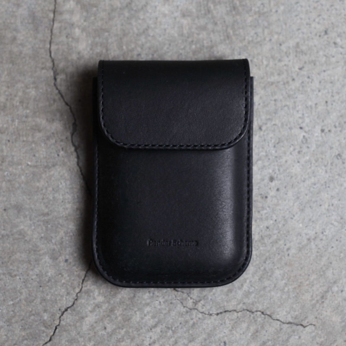【次回入荷1月中旬予定】Flap Card Case(BLACK)