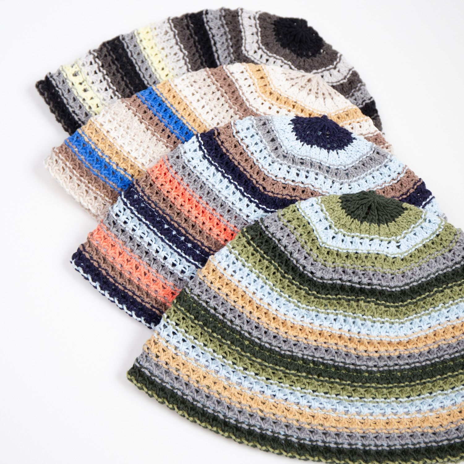 【残り一点】Multi Border Knit Hat