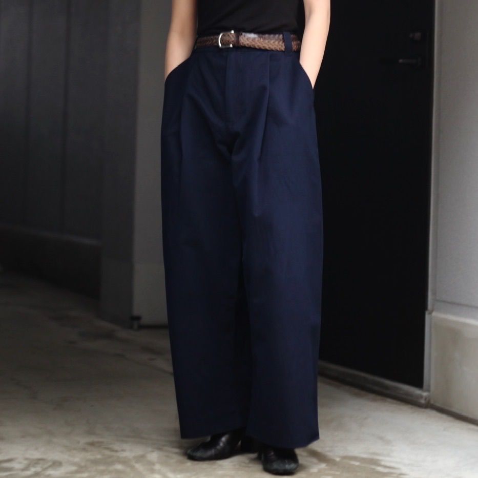 STUDIO NICHOLSON - 【残りわずか】Deep Pleat Volume Pant(SORTE