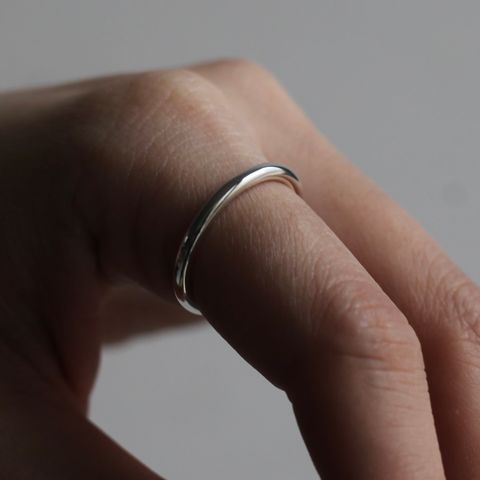 【残り一点】Oval Mirror Ring(2.5mm)