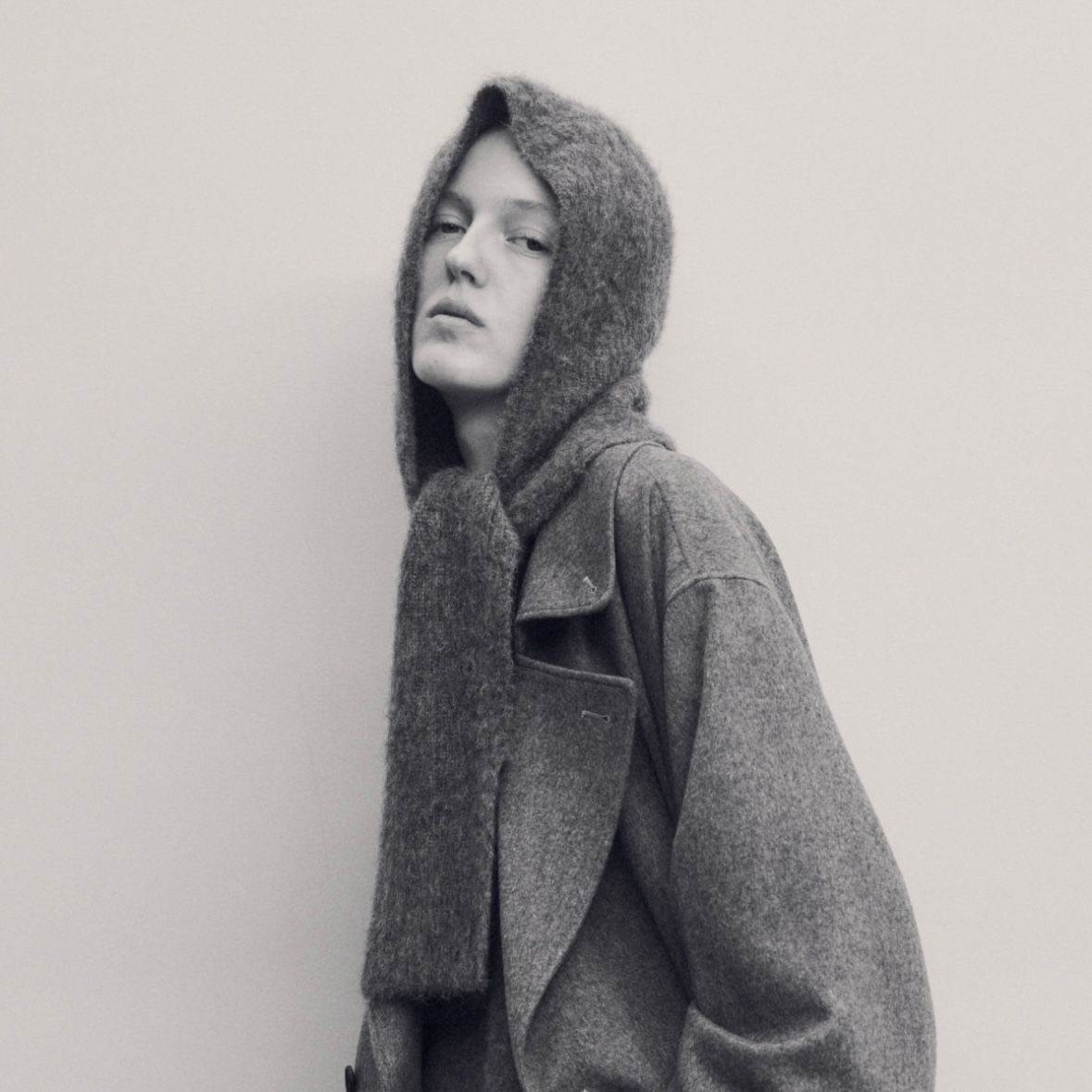 【残りわずか】Wool/Alpaca Milled Knit Balaclava