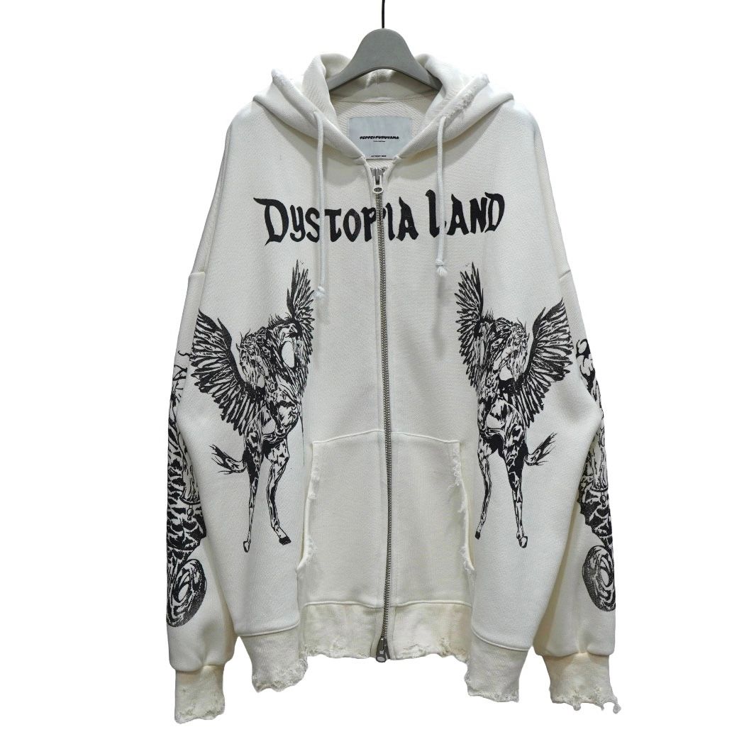 【残り一点】Chaos Print W-zip Parka