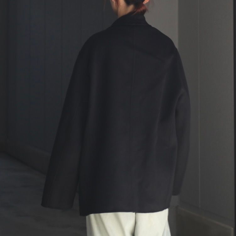 【残り一点】Wool/Cashmere Reversible Peak Lapel Jacket