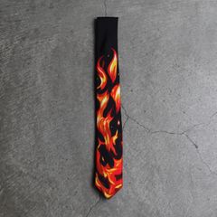 【残りわずか】Print Silk Tie(FLAME)