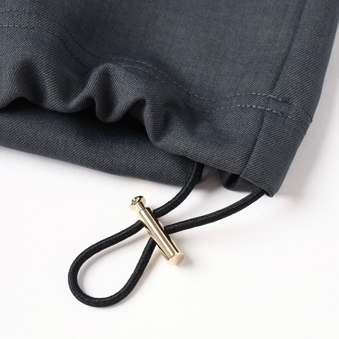 【残り一点】Dry Gabardine Layered Collar Half Zip Shirt