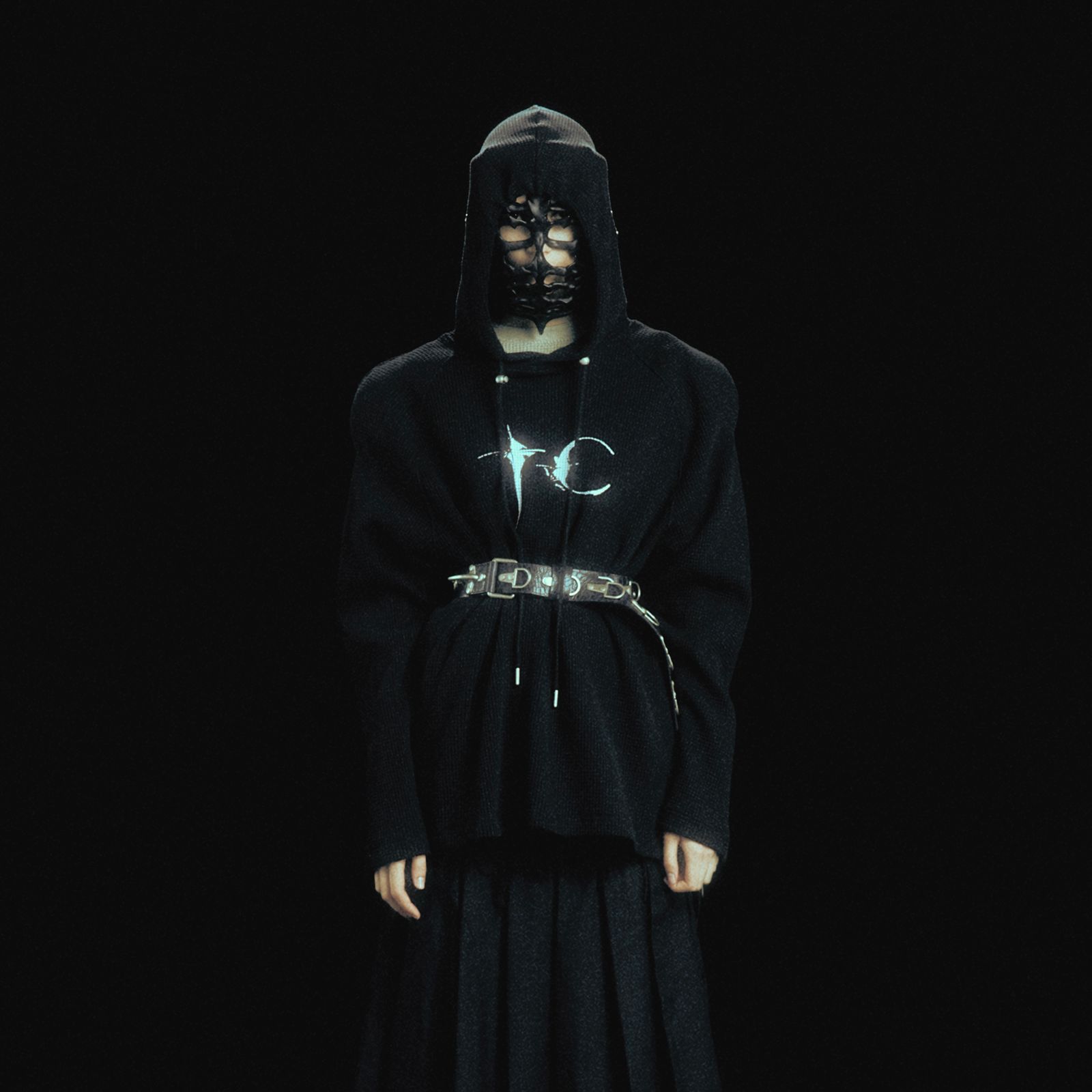 【残り一点】Bulk Shoulder Waffle Hoodie