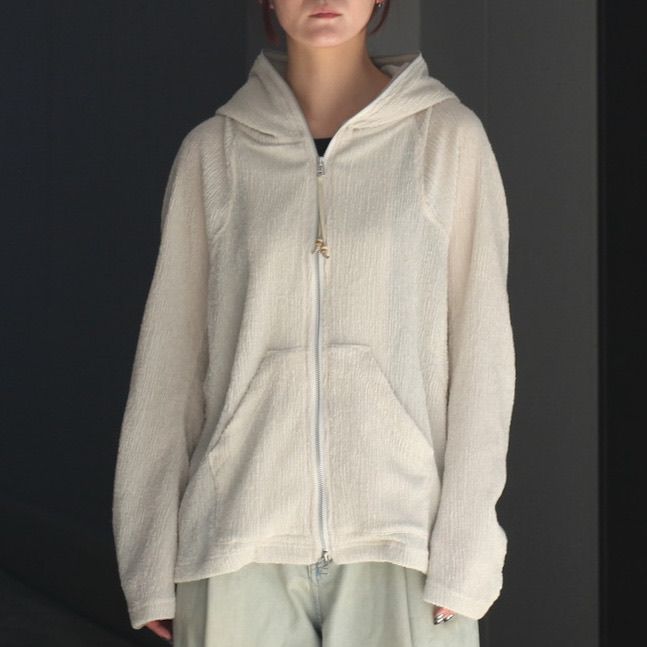 【残り一点】Semi Sheer Full Zip Up Hoodie