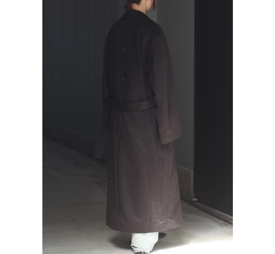 【残り一点】Oversized Maxi Length Peak Lapel Coat(CASHMERE)
