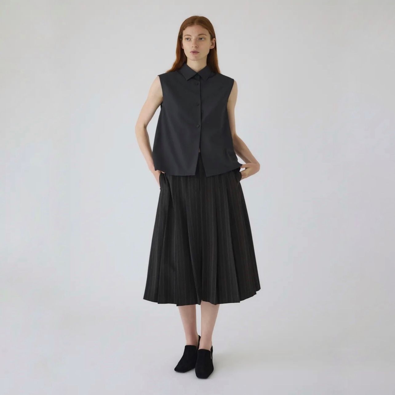 【残り一点】Cut Off Pleats SK