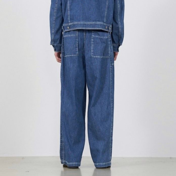 YOKE - 【残り一点】Light-Weight Denim 1tuck Wide Baker Pants