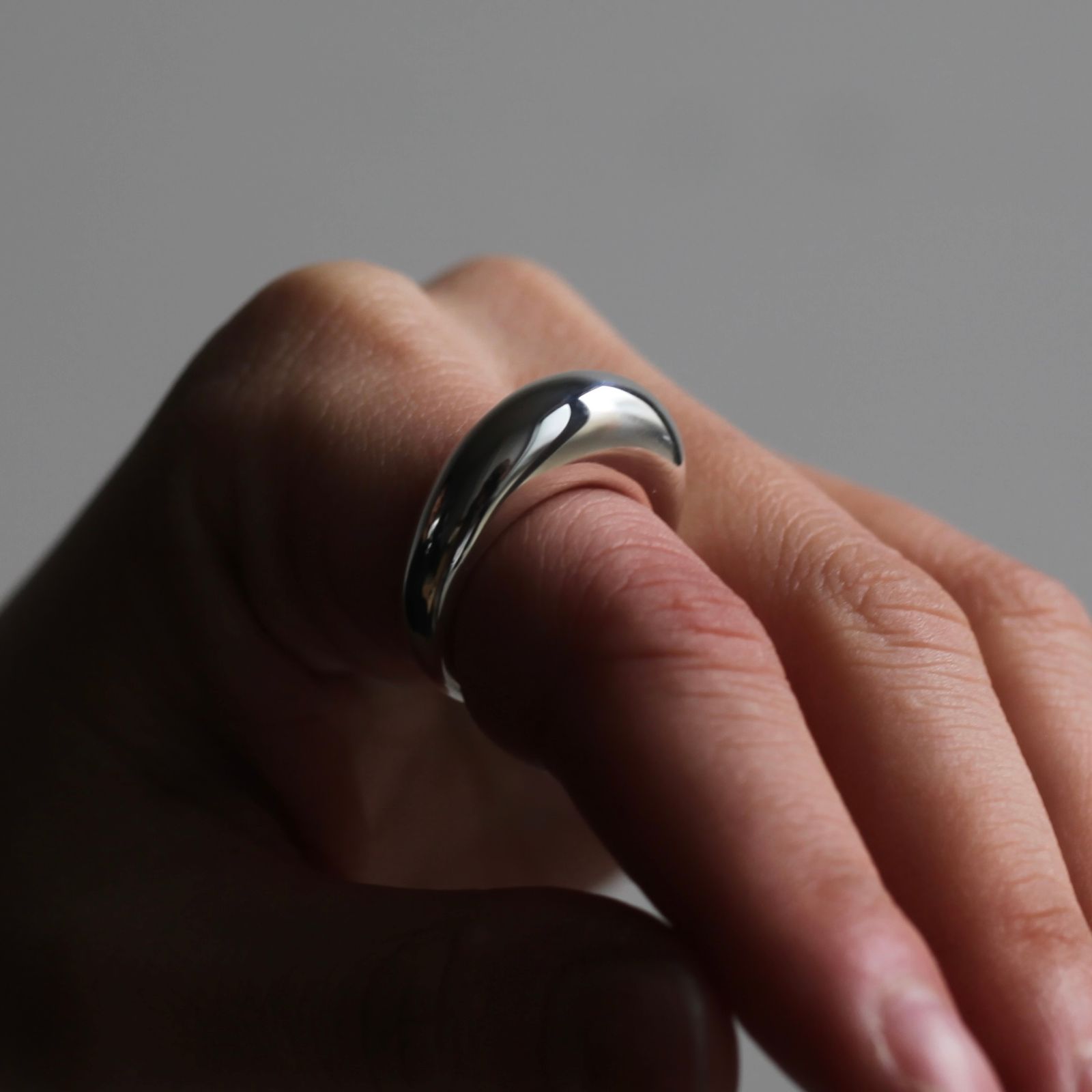 ASAMI FUJIKAWA - 【残り一点】Thick Ring(SILVER) | ACRMTSM ONLINE STORE