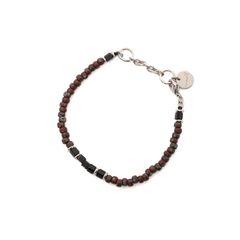 【残り一点】ビーズブレスレット_B(RED)