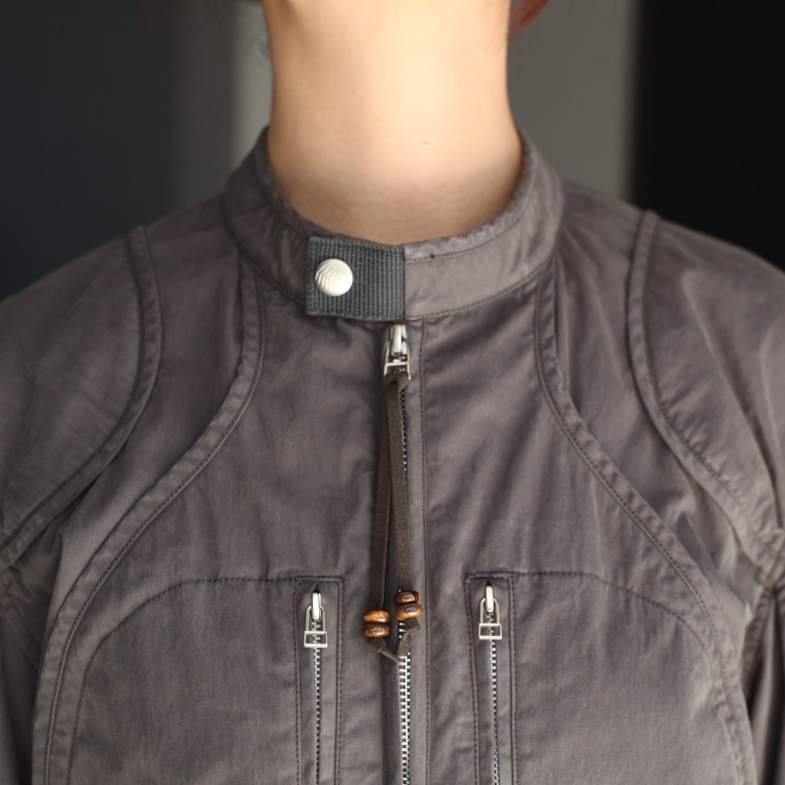 【残り一点】Panelled Motor Cycle Jacket