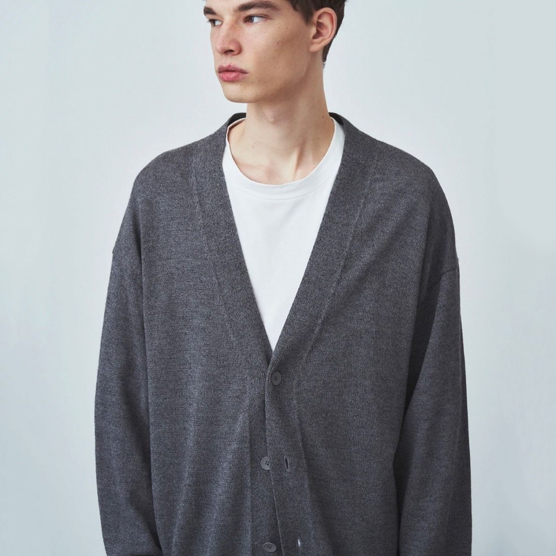 ATON - 【残り一点】Wool Washi Oversized Cardigan | ACRMTSM ONLINE 