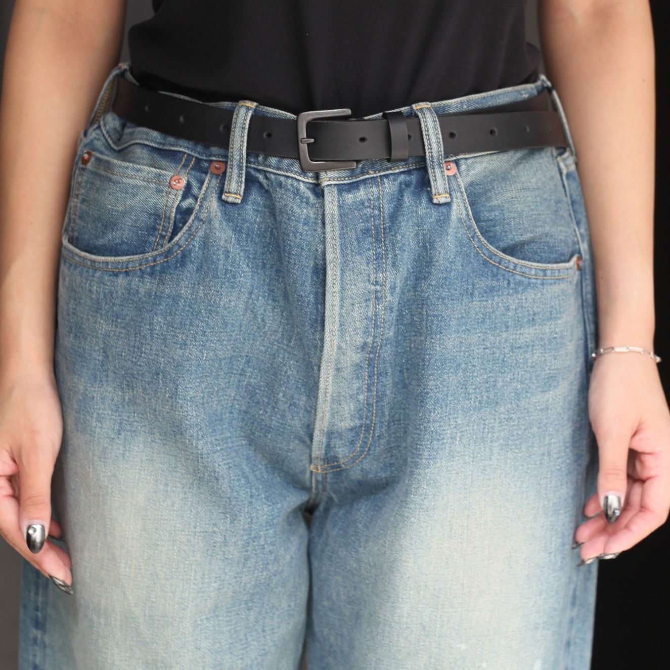 【残り一点】5pocket Straight Pants(USED FADE)