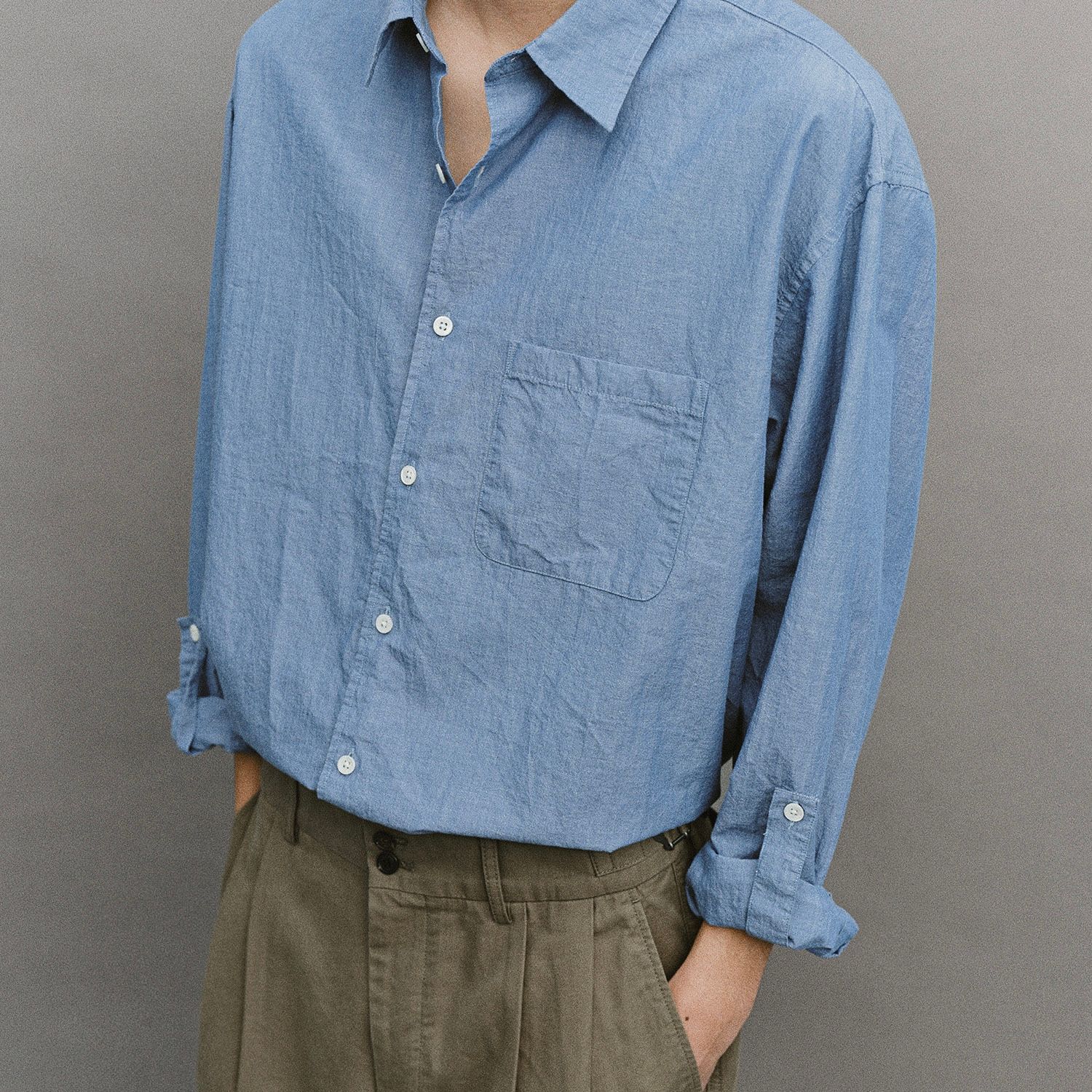 【残り一点】Library Roll-Up Shirt