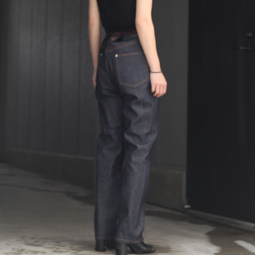 <br>JOHN LAWRENCE SULLIVAN ジョンローレンスサリバン/Rigid denim zipped pants/JLS-02-19/46/メンズボトムス/Bランク/51