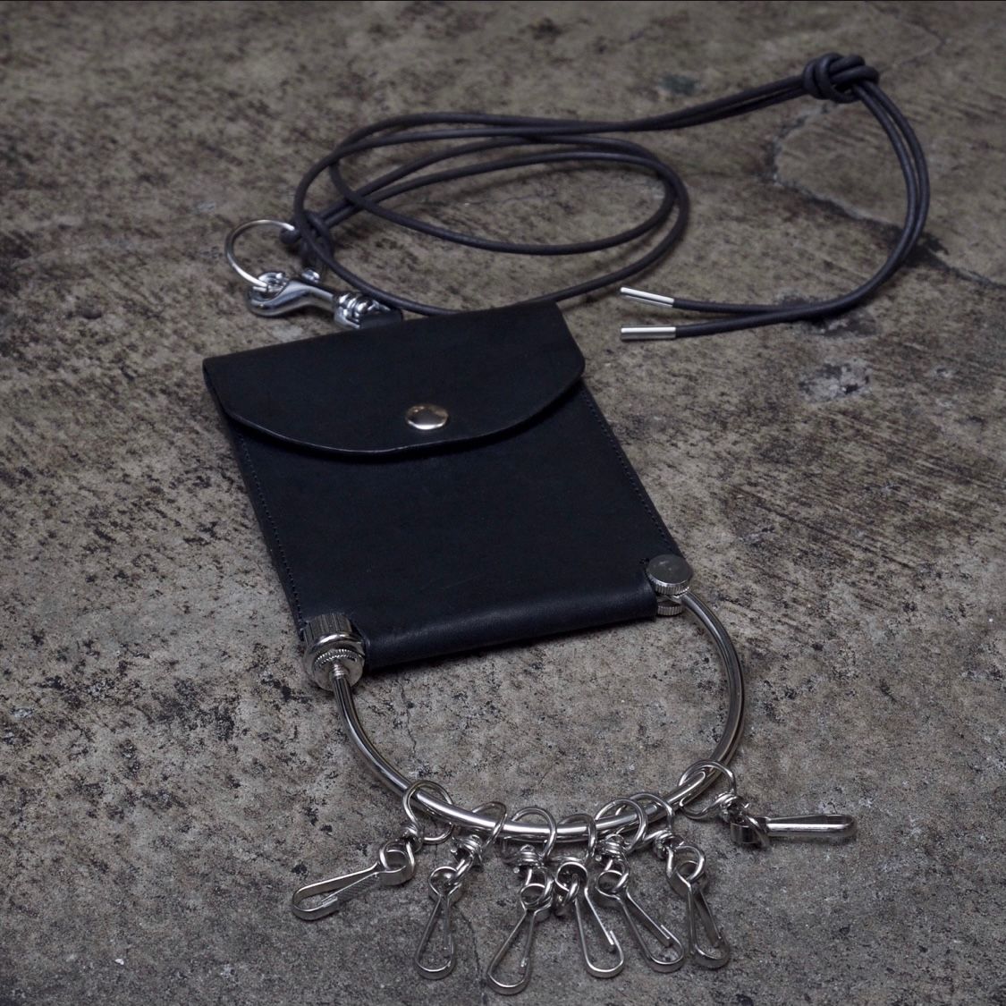 【お取り寄せ注文可能】Keyring Neck Pouch(COW LEATHER)