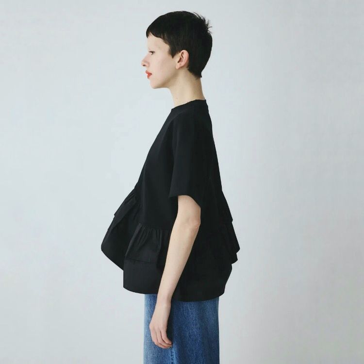 【残り一点】Frill Hem Ponte Tops
