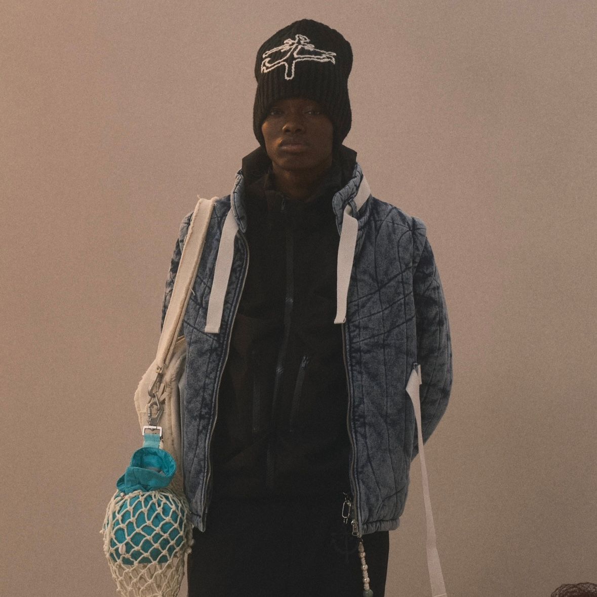 【残り一点】Denim Puff Jacket