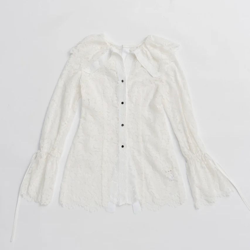 【残り一点】Scallop Lace Blouse
