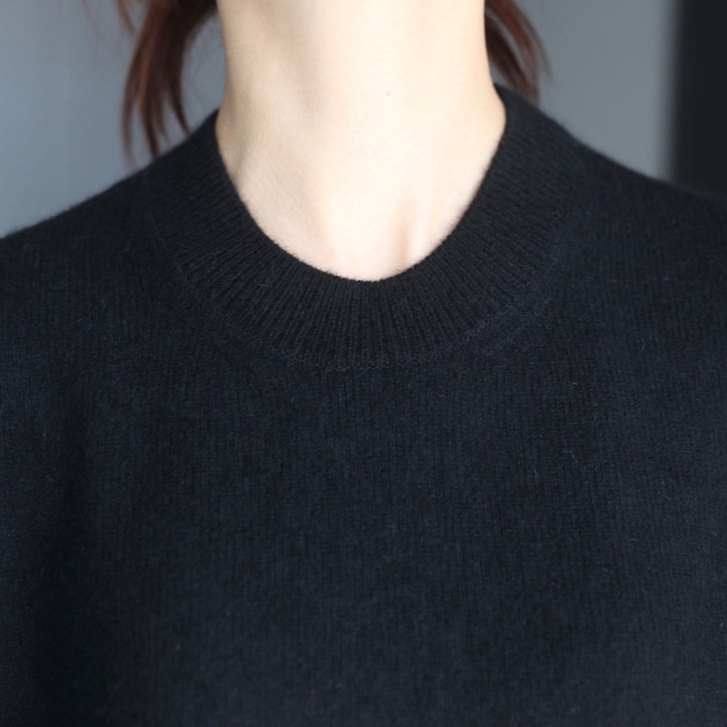 【残り一点】Cashmere Wholegarment Crewneck Sweater