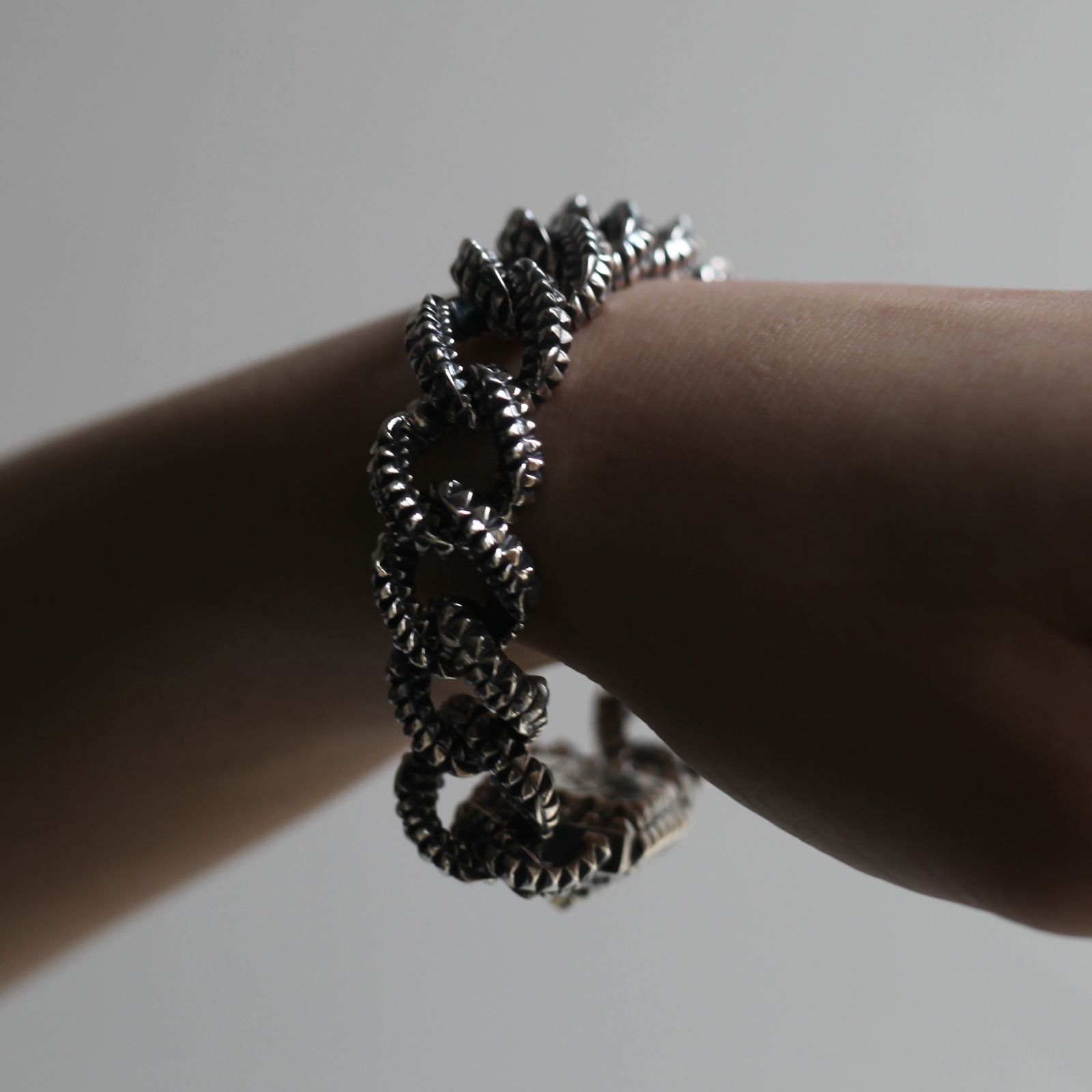 【お取り寄せ注文可能】Cuban Chain Bracelet(SILVER×GOLD)