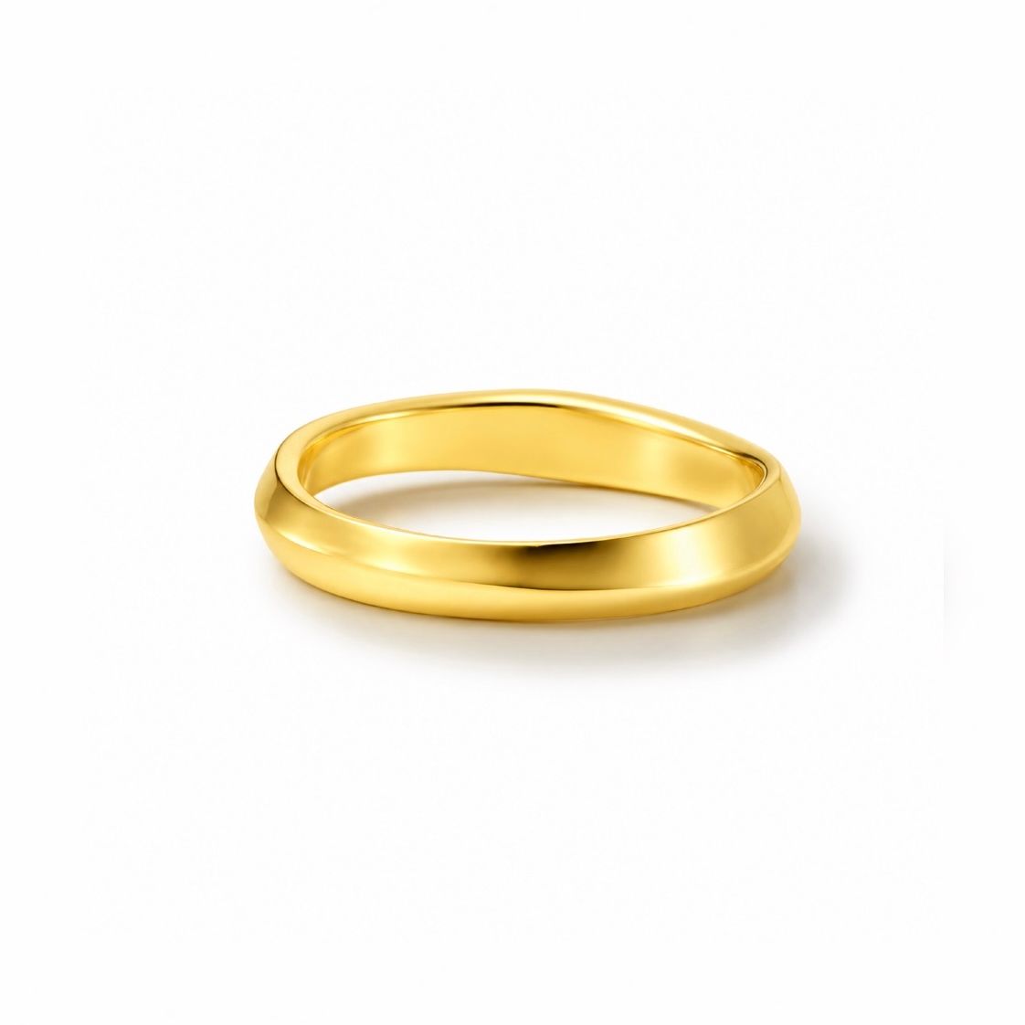 【お取り寄せ注文可能】Wave Ring M(K18 YELLOW GOLD)