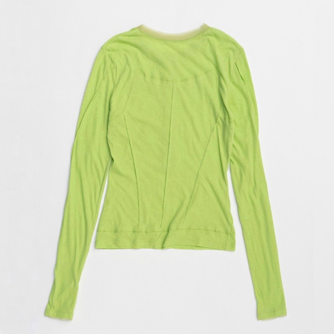 【残り一点】ヘンリーネックシアートップ