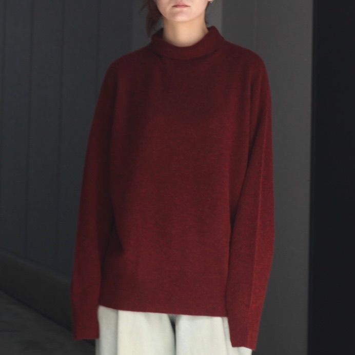 【残り一点】Cashmere Wholegarment Turtleneck Sweater