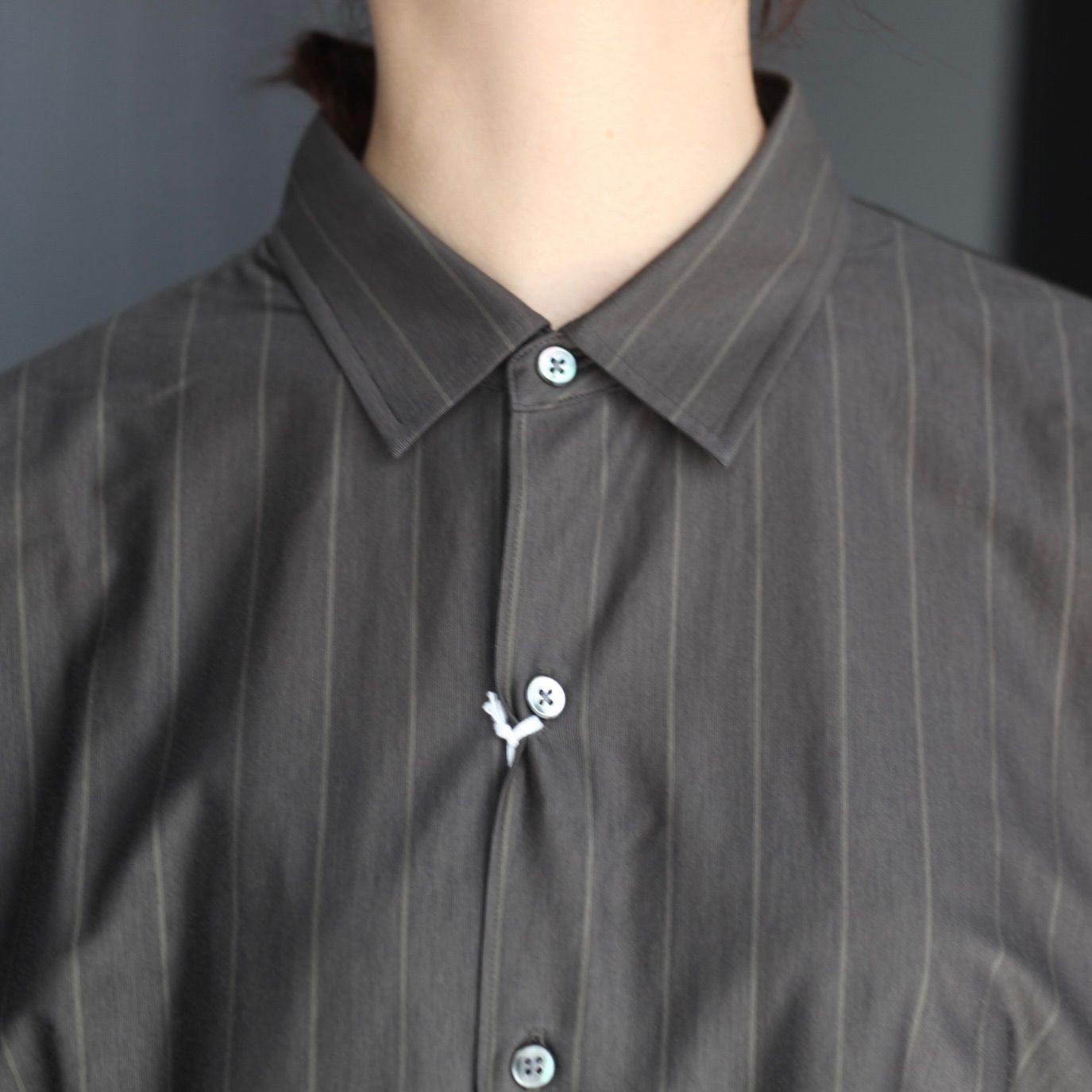 【残り一点】46G Atmosphere Stripe Shirt