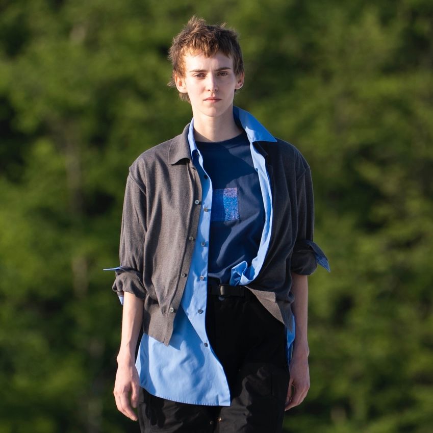 【残り一点】Abstract Embroited T-shirt