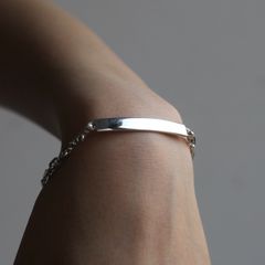 【残り一点】Anchor ID Bracelet_L(WHITE)
