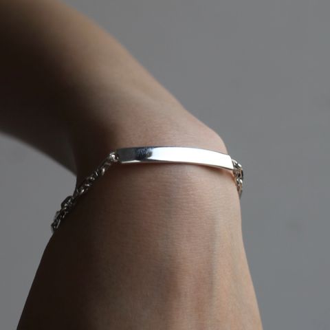 【お取り寄せ注文可能】Anchor ID Bracelet_L(WHITE)